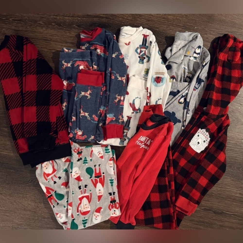 Kids Festive Tops and Pajama Set